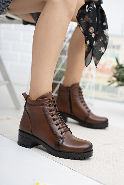 Deripabuc Γνήσιες δερμάτινες γυναικείες μπότες DP46-1611