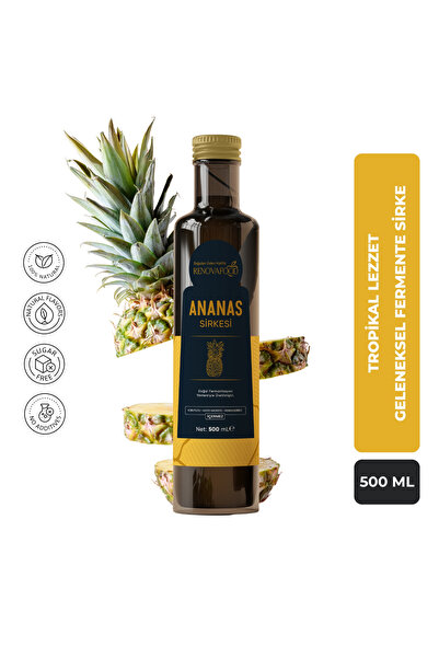 Renova Ananas Sirkesi Doğal Fermantasyon Katkısız İlave Şekersiz 500 mL