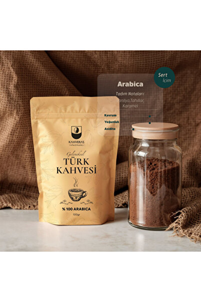 Kahveras Coffee Roastery Türk Kahvesi 500gr-Bol köpüklü &100 Arabica (Taze Ka...