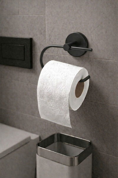 Sas Haus Αυτοκόλλητη θήκη για ρολό τουαλέτας Θήκη για χαρτί υγείας WC Κρεμάστ...