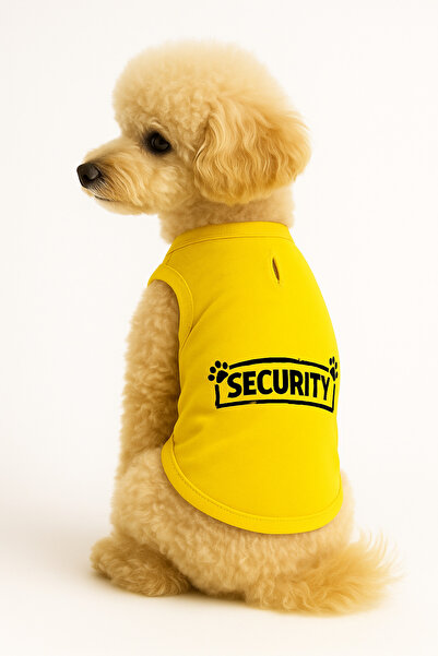 MPZ Pets Cat and Dog Clothing & Gown - Yellow Security Undershirt