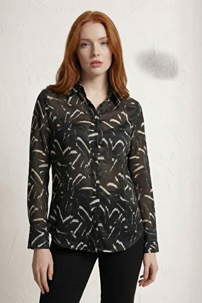 Hiccup Cămașă cu nasturi și imprimeu abstract MY FASHION