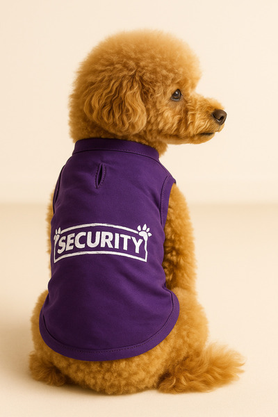 MPZ Pets Cat and Dog Outfit & Gown - Purple Security Undershirt