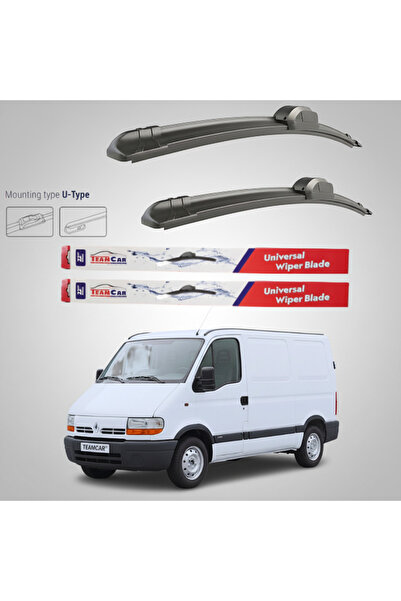 TEAMCAR Lame ștergătoare plate Renault Master Van L1H1 (1997–2003) |   Set fr...
