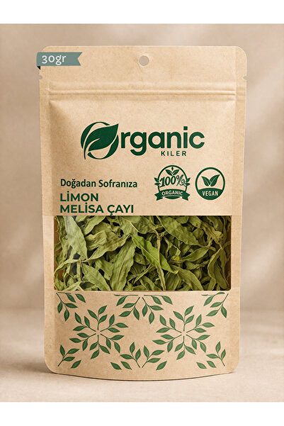Organik Kiler Limon Melisa Çayı 30 GR – Doğal Rahatlatıcı Melisa Bitki Çayı |...
