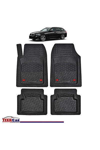 TEAMCAR ®   Covorașe auto, tip tavă, compatibile cu BMW Seria 3 G21 Touring, ...