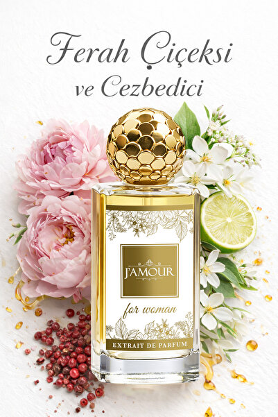 J'AMOUR EAU DE PARFUME W301 Chance EDP 50 ml – Ferah & Çiçeksi Koku, Narenciy...