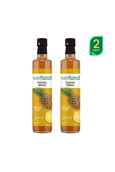 Wefood Ananas Sirkesi 500 ml 2'li