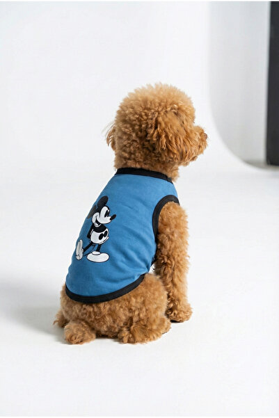 Monopetz Fleece Dog And Cat Outfit - Size M - Blue Mickey Mouse