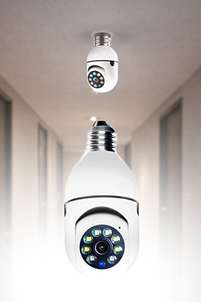 omilife Ampul Kamera WiFi 360 Derece Kablosuz Güvenlik Kamerası – Ev Ofis Amp...