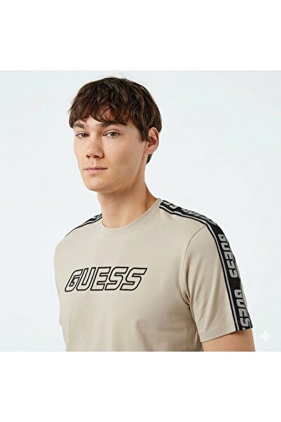 Guess Arlo Erkek Aktif Regular Fit T-Shirt