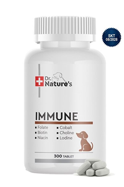 Dr. Nature's Köpek Multivitamin Immune 300 Tablet – Bağışıklık Sistemi Destek...