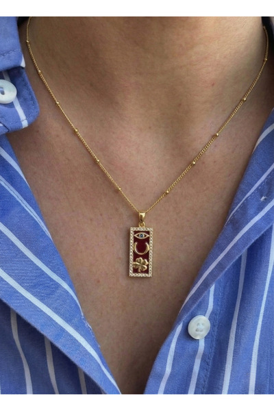 AccessoriesCınCık 316L Anti-Tarnish Steel Necklace Tarot Stainless Stainless ...