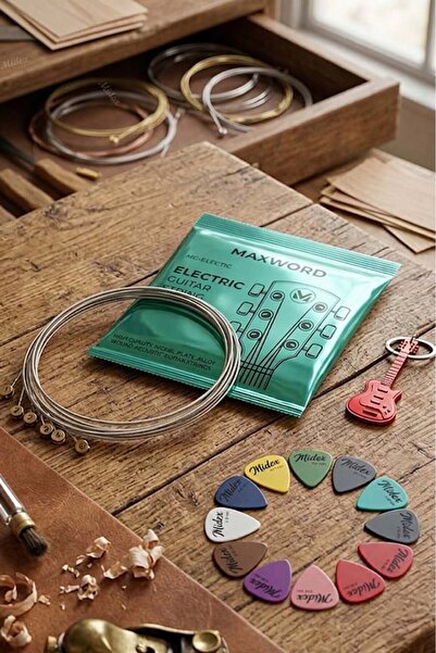 Maxword Σετ χορδών ηλεκτρικής κιθάρας Gt-electric Quality 1 (ΔΩΡΟ PENA)