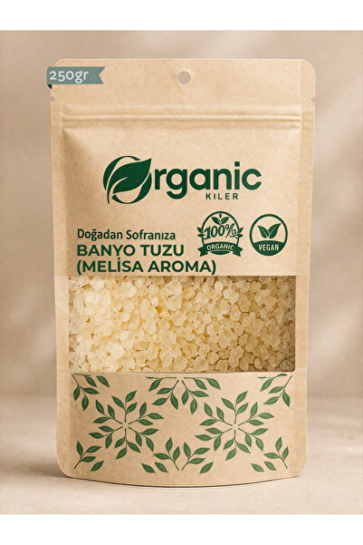 Organic Kiler Doğal Melisa Aromalı Banyo Tuzu 250gr | Ayak Bakım Tuzu | Rahat...