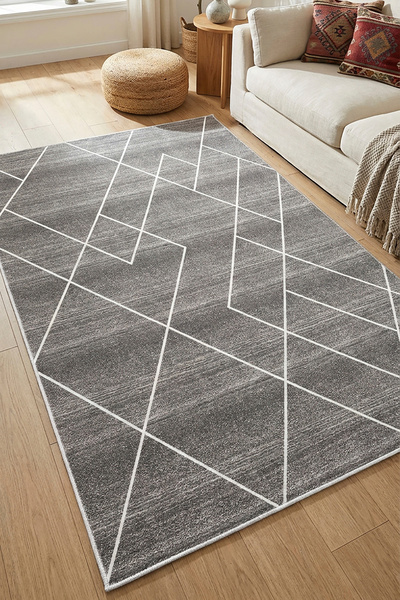 Decomia Home Ψηφιακό αντιολισθητικό χαλί σκανδιναβικού στυλ που πλένεται, χαλ...