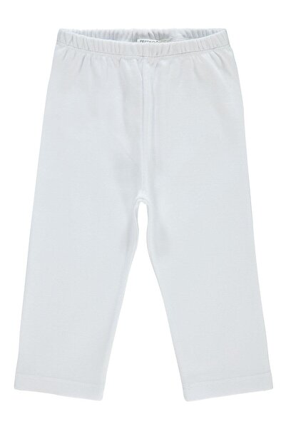 Civil Baby Λευκό μωρό 6-18 μηνών με ελαστική μέση και μονό πάτο χωρίς μποτάκια