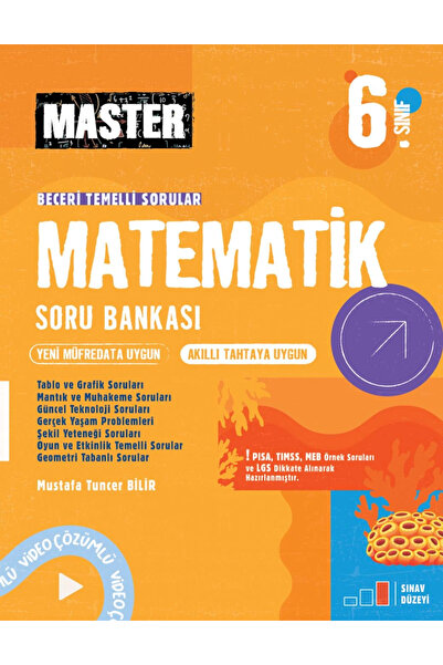 Okyanus Yayıncılık 6. SINIF MASTER MATEMATİK SORU BANKASI 2026 MAARİF MÜFREDA...
