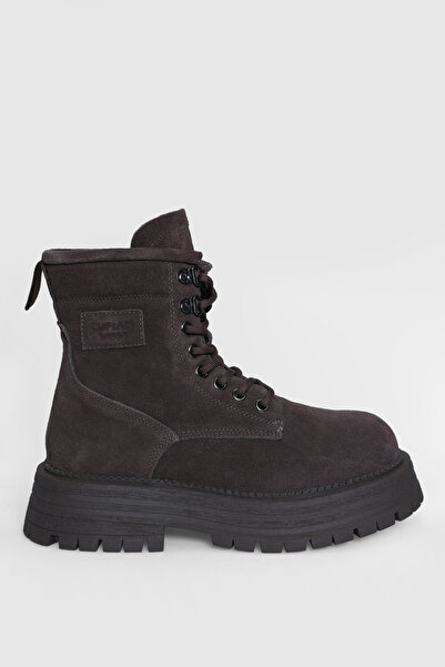 Lufian Ember Γυναικείες Καφέ Δερμάτινες Μπότες