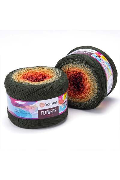 Yarnart Flowers El Örgü İpliği 250gr 302 Çok Renkli - 1 ADET