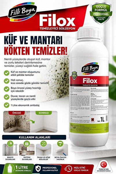Filli Boya Filox Küf Ve Mantar Önleyici Solüsyon 1 Lt