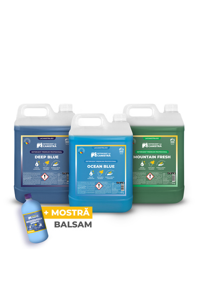Detergent La Canistra Pachet Detergent MIX 3x5L + 500 ml Balsam cadou