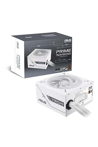ASUS PRIME 750B WHITE BRONZE 750W, 80+ 135MM FAN GÜÇ KAYNAĞI