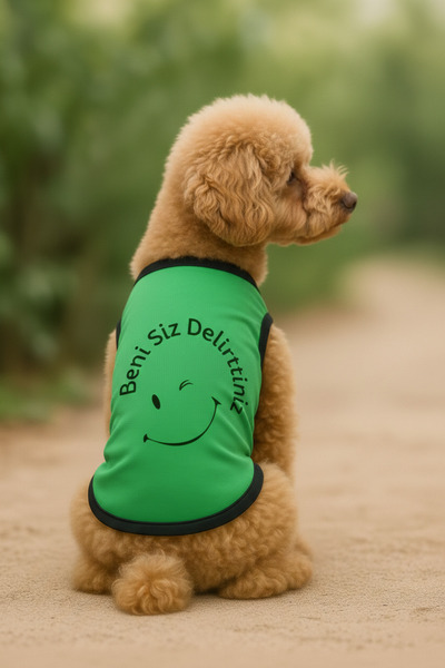 Monopetz New Season Dog And Cat Outfit - Green You Drive Me Crazy