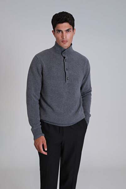 Lufian Ανδρικό πουλόβερ σε γκρι χρώμα - Bert