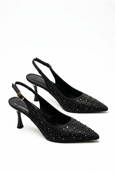 v.s.h velvet Γυναικείο βραδινό φόρεμα Πέτρινο Λεπτομερές ύφασμα με μυτερή μύτ...