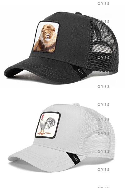 GYES Sports Animal Figured Hat Unisex Set of 2 Adjustable from the Back