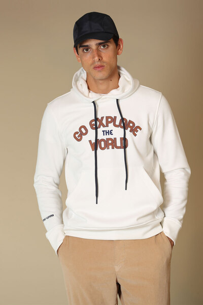 Lufian Charge Men's Sweatshirt Off White