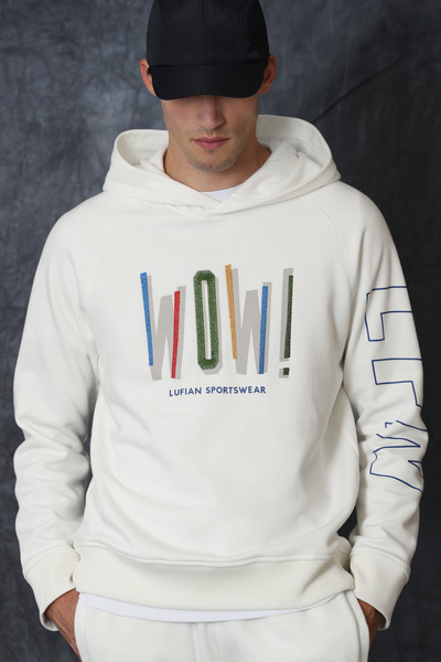 Lufian Harvey Men's Sweatshirt Off White