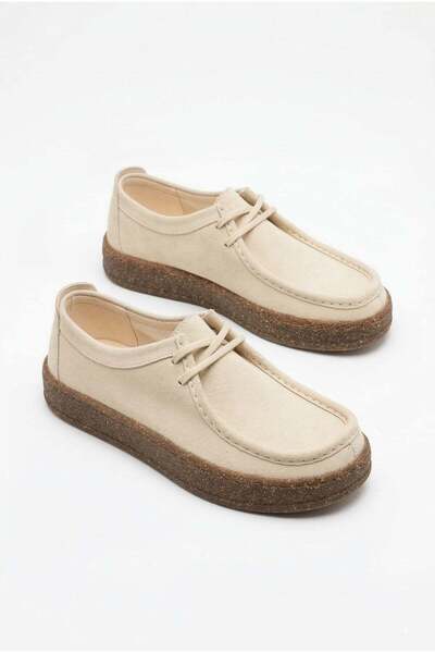 GİAMGİA STORE Γυναικεία καθημερινά άνετα παπούτσια μποέμ με κορδόνια και χοντ...