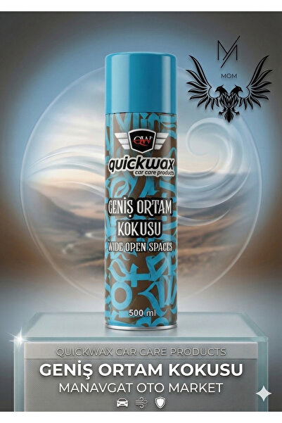 quickwax Manavgat Oto Market GENİŞ ORTAM KOKUSU 500 ML YÜKSEK BASINÇLI