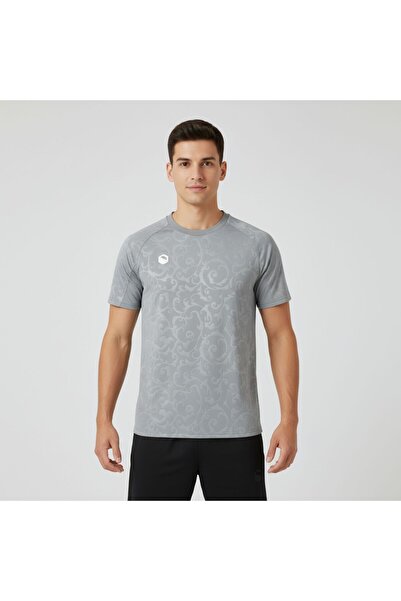 SKILLANO Men’s Sport T-Shirt (Gray) – 100% Cotton Quick-Dry Technology – Ligh...