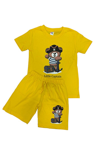 zahider Αγορίστικο σετ πιτζάμες με σορτς, 100% βαμβακερό, με στάμπα, για το κ...