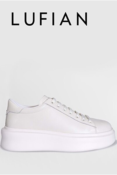 Lufian 121230109 Grace Δερμάτινα Unisex Παπούτσια Sneaker ΛΕΥΚΟ