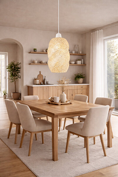 FMA Mesh Modern Sarkıt Avize Oturma Odası Salon Çocuk Odası