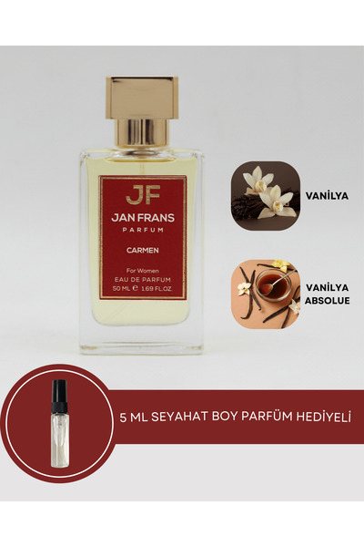 JF JAN FRANS Carmen - Vanilya Parfüm 50ml Kalıcı Edp Kadın Vanilyalı Parfüm |...