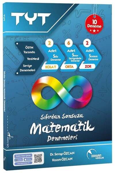 Doktrin Yayınları Doktrin YKS TYT Matematik Sıfırdan Sonsuza 10 Deneme Video ...