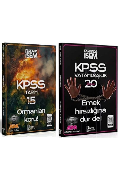 İsem Yayıncılık SÜPER FİYAT - İsem 2025 KPSS Tarih+Vatandaşlık Aşina 35 Denem...