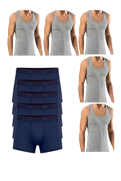 Modaley Giyim Σετ Αθλητής και Μπόξερ 10 τεμαχίων Οικονομικό Πακέτο 5 Μπόξερ 5...