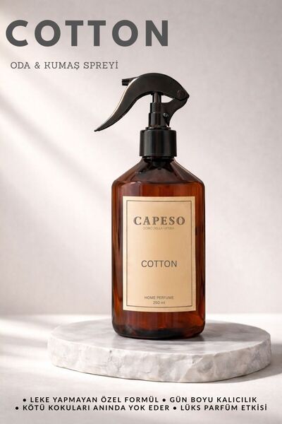 Capeso Cotton Oda & Kumaş Spreyi 250 ml – Temiz Ortam Kokusu, Gün Boyu Kalıcı...