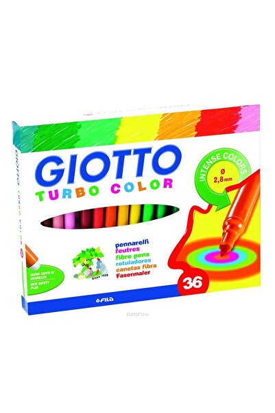 Giotto Turbo Color Keçeli 36 LI KUTU