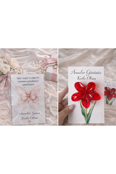 MyGift Mother's Day Gift 5 Lotus Buckles 5 Pink Pearl Earrings Are a Double-S...