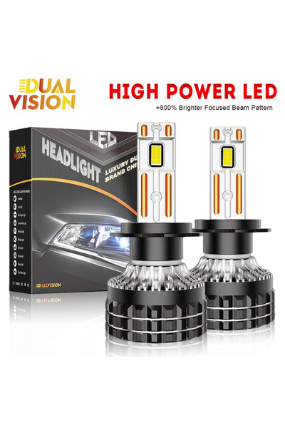 Choice7 H7 6000K Cold White K5C H7 LED 30000LM Headlights CANBuS 6000K H1 H4 ...