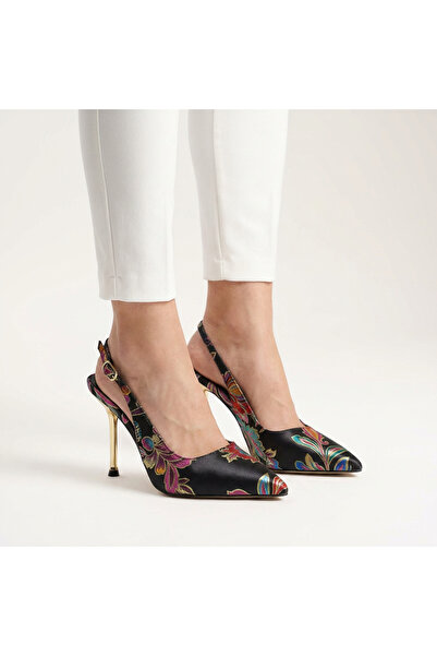 Letafia Παπούτσια με τακούνι Valley Ethnic Pattern