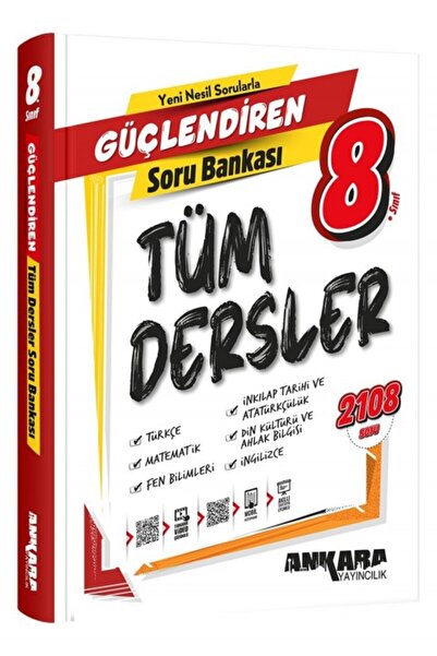 Ankara Yayıncılık ANKARA YAY. 8.SINIF GÜÇLENDİREN TÜM DERSLER SORU BANKASI