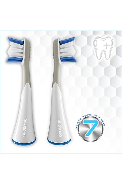 ONOSONIC WHITE TEETH EXPERT ONOSONIC D-D Toothbrush Heads for ONOSONIC DX-1 Electric Toothbrush